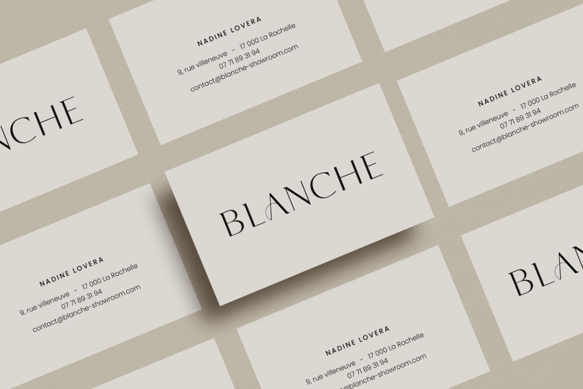 IDENTITE VISUELLE - STUDIO QUOTIDIEN - BLANCHE